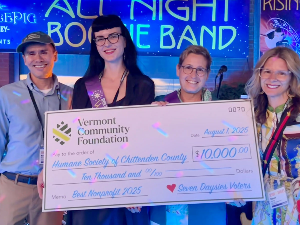 Vermont Community Foundation to Award $10,000 Grant to 2026 Seven Daysies Best Nonprofit Winner