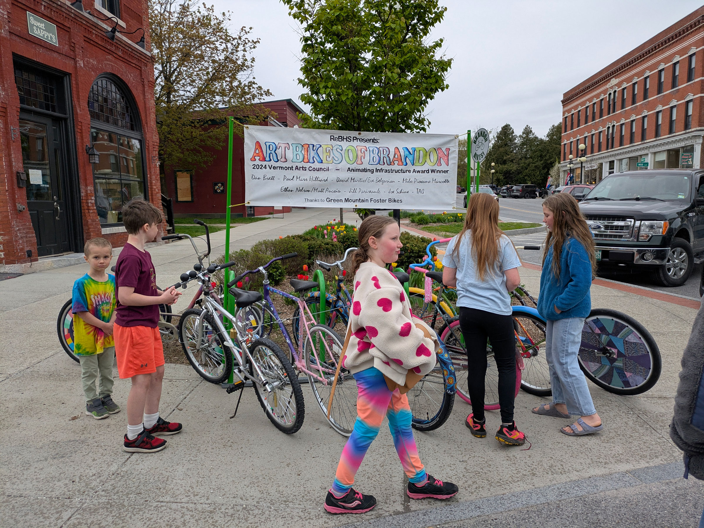 Art Bikes Bring a Splash of Color to the Streets of Brandon