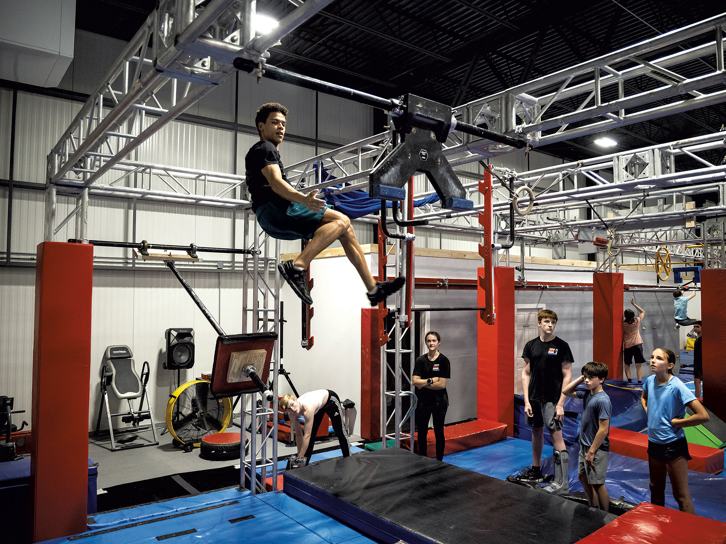 Athletes at the Vermont Ninja Warrior Training Center Aim for the Big Time